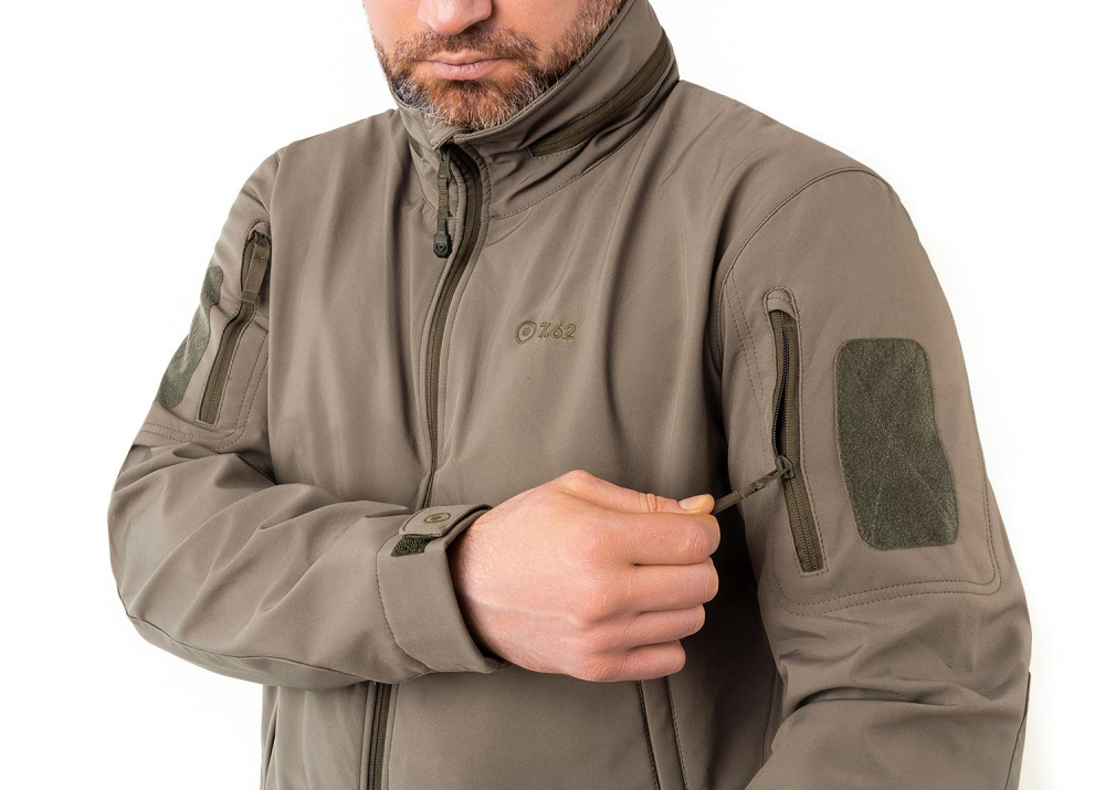 Фантом тактическая куртка 7.62, софтшелл, олива